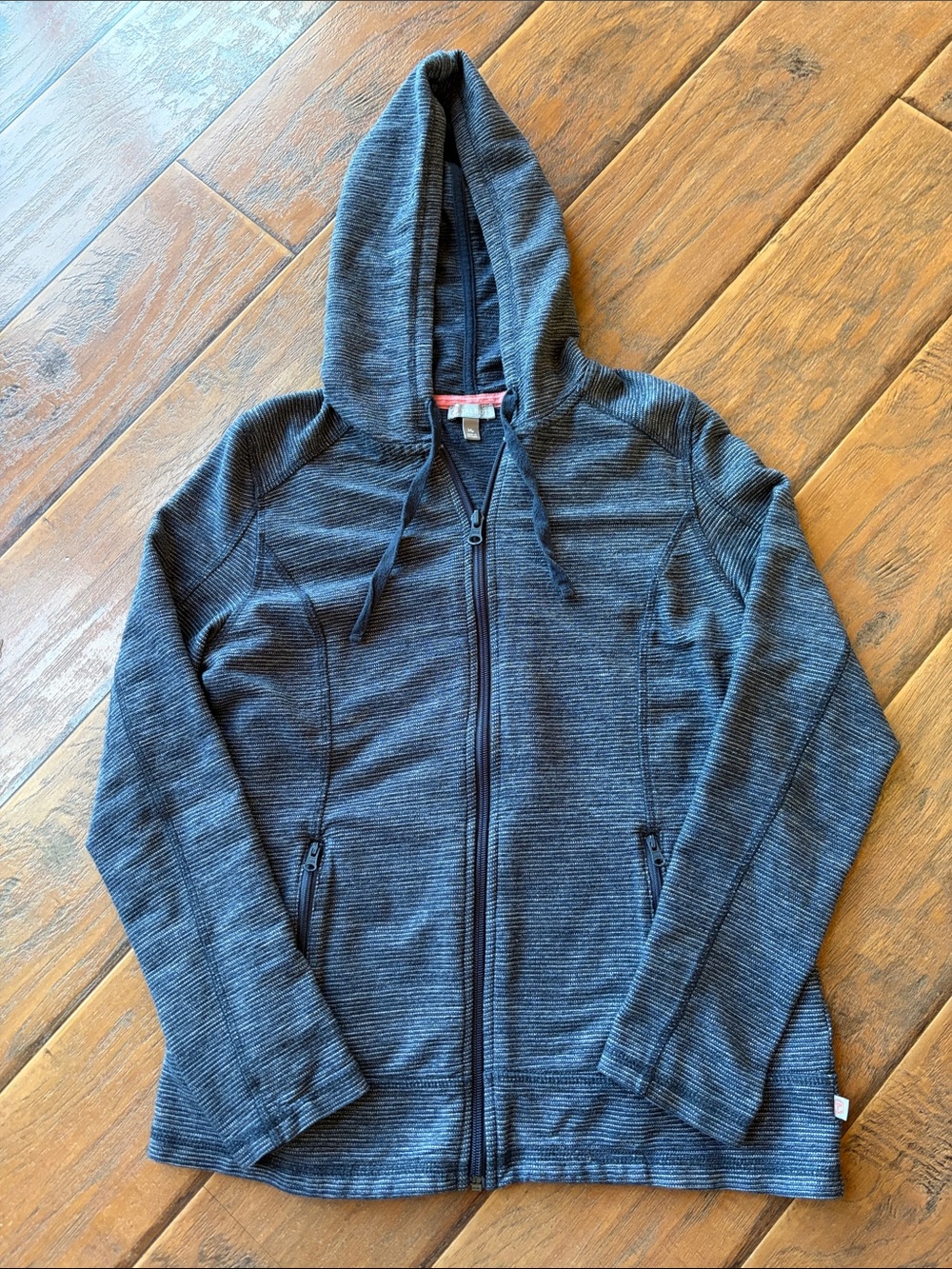 Talbots Hooded  Full-Zip Jacket - Charcoal